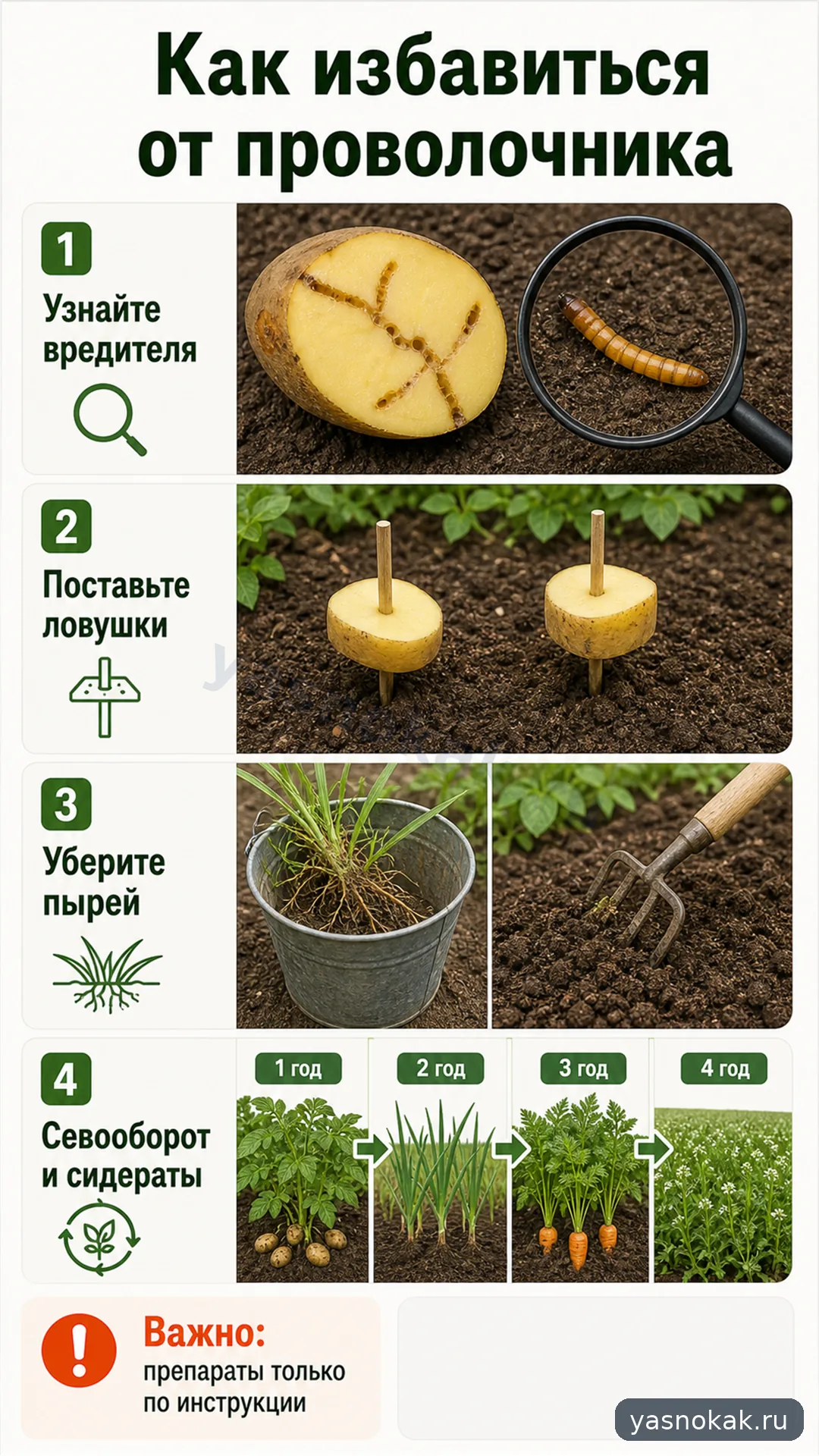 Схема: Как избавиться от проволочника